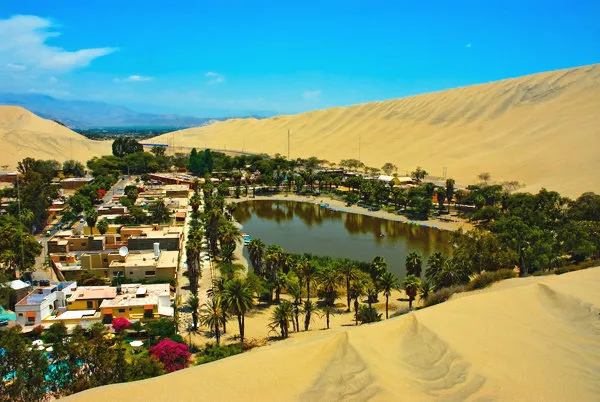 Sandboarding at Huacachina Oasis