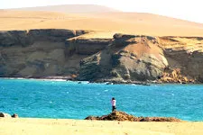 Paracas Reserve beach in Ica, Peru near Lima.