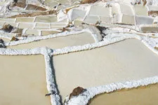 Maras salt pans, the terraced Inca salt mines near Cusco, Pe