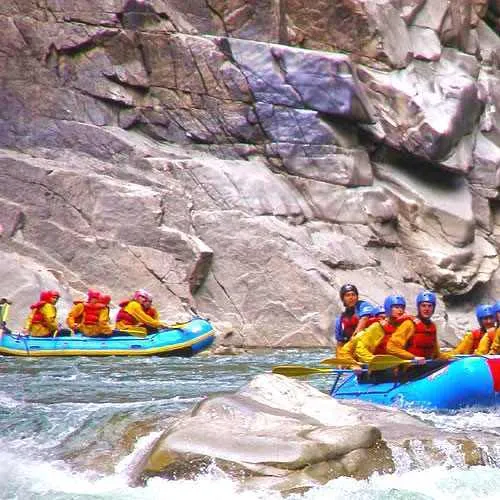 Cover Photo. Rafting the Apurimac River rapids outside Cusco